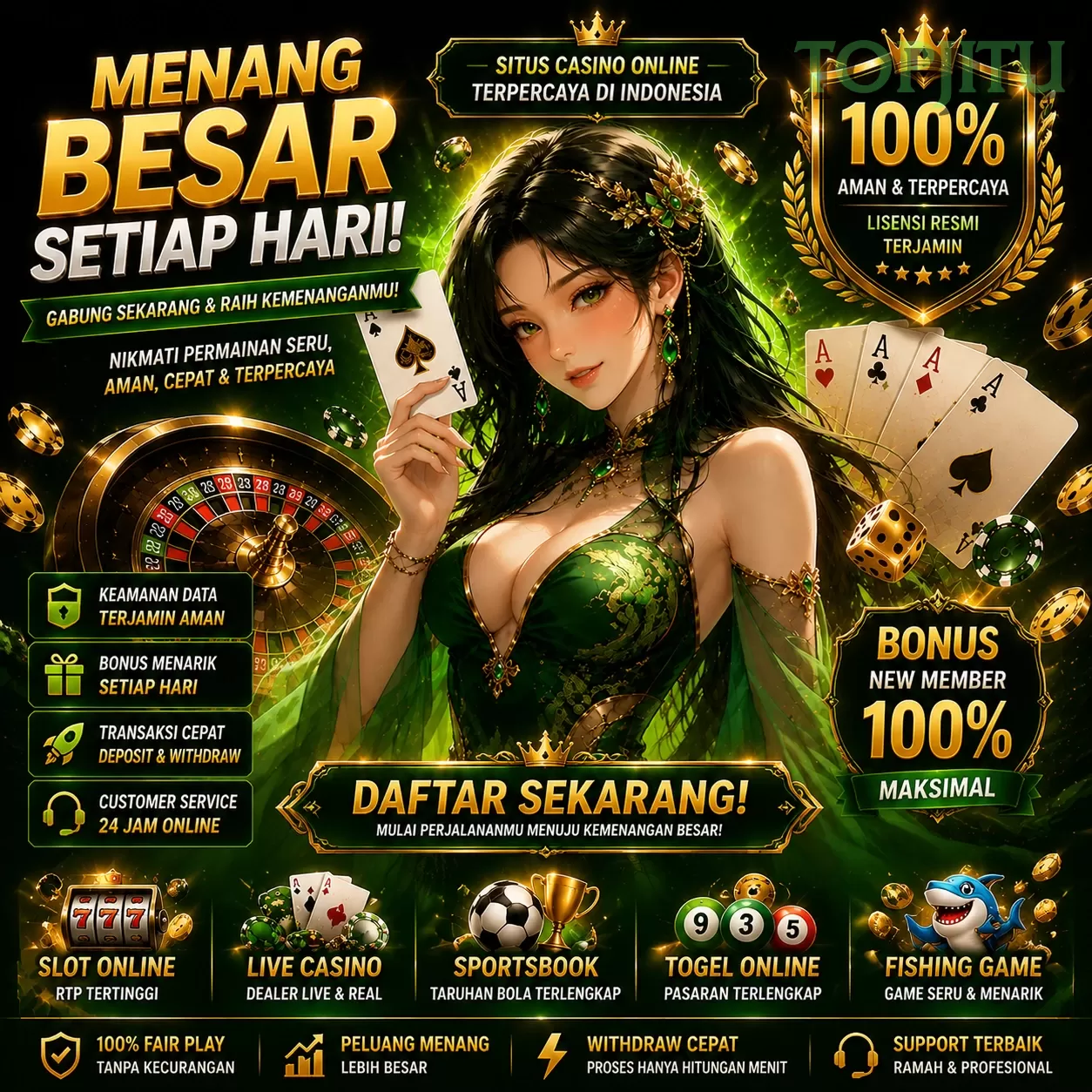Main topjituq Menang Jackpot Besar